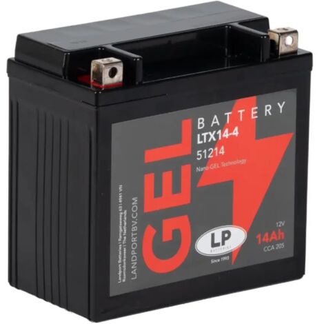Batería de Moto 12Ah 12V LP LTX14-4