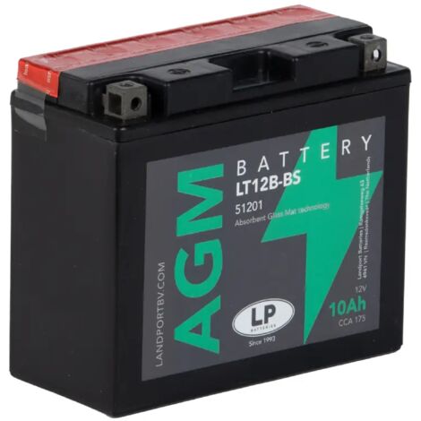 Batería de Moto 10Ah 12V LP LT12B-BS
