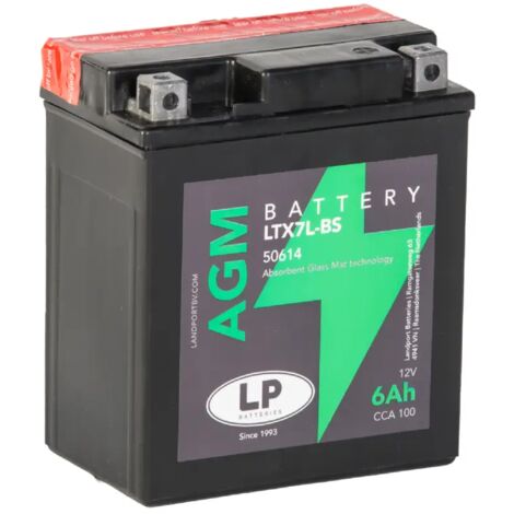 Batería de Moto 6Ah 12V LP LTX7L-BS