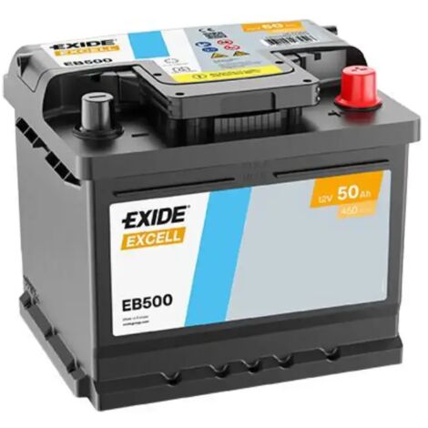 Batería de Coche Exide EB500 50Ah 420A