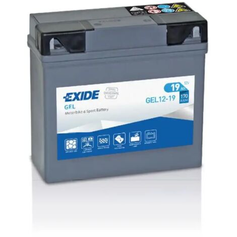 Batería de Moto Exide GEL12-19 19Ah 170A 12V