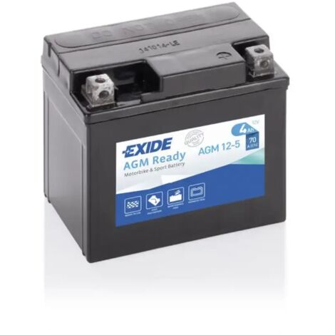 Batería De Moto Exide AGM12-5 (12V 5Ah)