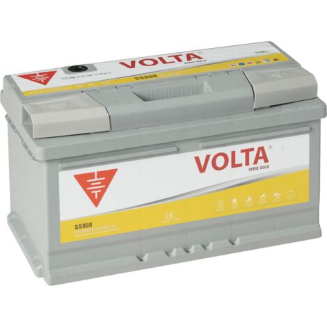 Batería de Coche Start Stop EFB 80Ah 740 A EN Volta SS800D