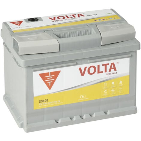 Batería de Coche Start Stop EFB 60Ah 570 A EN Volta SS600D