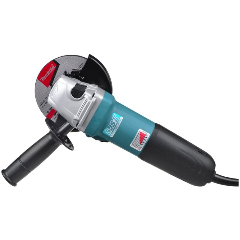 Meuleuse D'Angle Makita GA5040CZ1 125 Mm – 1400 W, Démarrage Progressif, Protection Anti-redémarrage, Boîte Renforcée