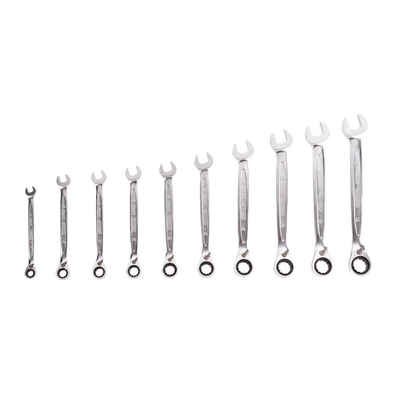 JEU DE 6 CLES MIXTES A CLIQUET ARTICULEES DE 8 à 19 mm - SARLAT OUTILLAGE