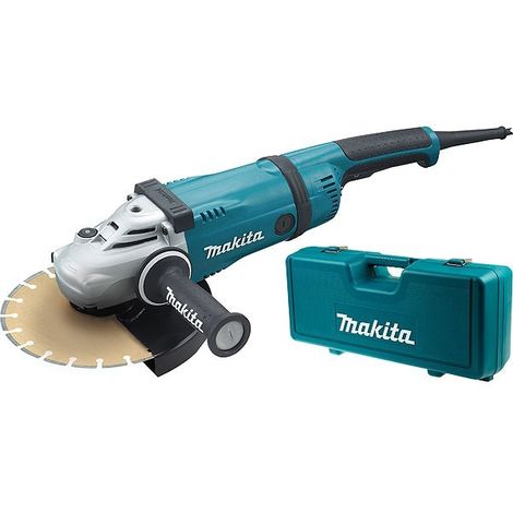 Makita DGA521ZX1 ' Meuleuse d''angle X-Lock 125mm avec interrupteur de  maintien 18V hors batteries et chargeur en boîte