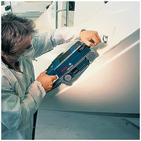 Ponceuse à bande 750W GBS 75 AE - BOSCH - avec accessoires - 0601274707