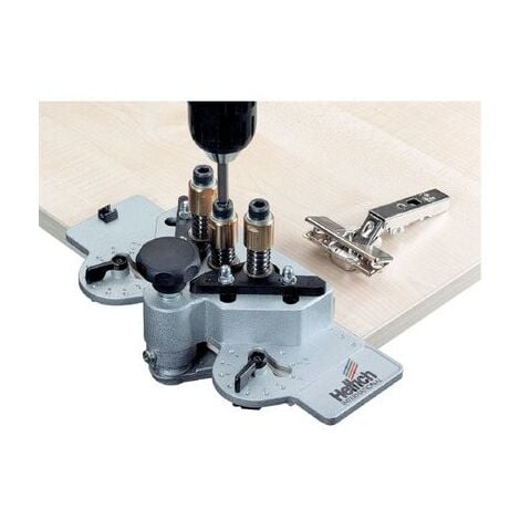 Gabarit de perçage pour charniere DrillJig - HETTICH - Foret Ø35 mm / 2 x Ø 10 mm - 20165