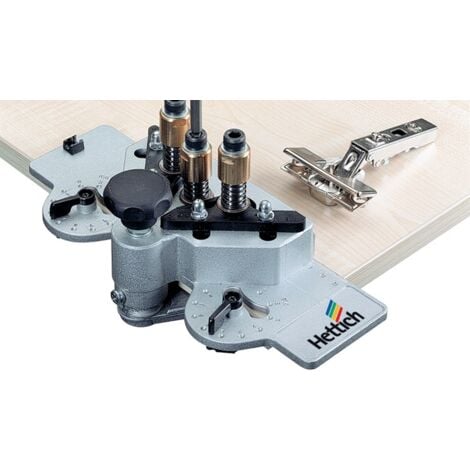 Gabarit de perçage pour charniere DrillJig - HETTICH - Foret Ø35 mm / 2 x Ø 10 mm - 20165