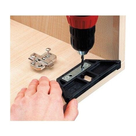Gabarit de perçage pour charniere DrillJig - HETTICH - Foret Ø35 mm / 2 x Ø 10 mm - 20165