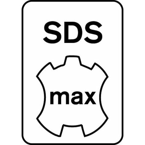 Set BOSCH de 4 burins SDS-Max - Burins auto-affûtans - 2607017368