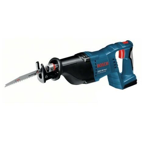 Scie sabre sans fil - Sans batterie, ni chargeur - BOSCH GSA 18 V-LI solo en coffret L-Boxx - 060164J007