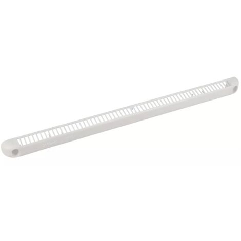 Nicoll – Grille aération VMC entrée d'air réglable 30m³ – PVC anti-UV – Installation facile à clipser ou visser – 1KVR130