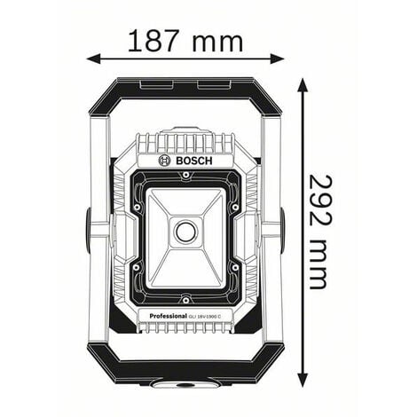 Lampe Gli 18V-2200C - BOSCH - sans batterie ni chargeur - 0601446501