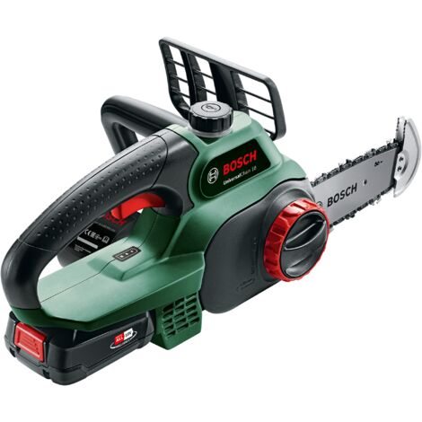 Tronçonneuse sans fil Bosch UniversalChain 18 (1 batterie, système 18 volts, longueur de lame 20 cm)