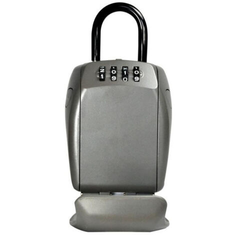 Master Lock – Boite à clés avec anse en aluminium – Sécurité renforcée – Dimensions extérieures 18,8cm x 10,5cm x 4,3cm – Pour plusieurs clés