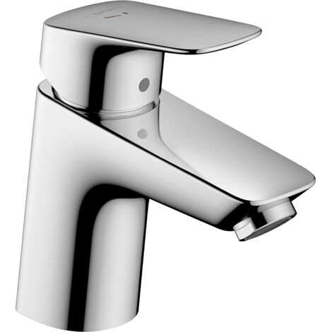 Hansgrohe – Mitigeur de lavabo 71072000 – Finition chromée – Hauteur 166 mm – Jet normal – Démarrage en eau froide – Garniture de vidage incluse