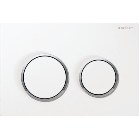 Geberit Omega20 Plaque de déclenchement, pour rinçage à 2