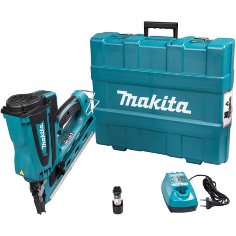 Cloueur autonome à gaz 7,2 V LXT - MAKITA - 2 batteries 7.2 V-1Ah, chargeur, MakPac- GN900SE