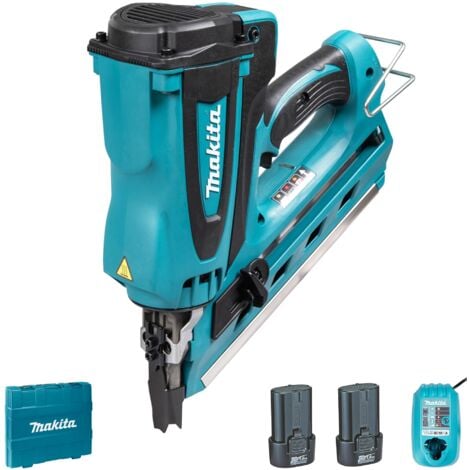 Cloueur autonome à gaz 7,2 V LXT - MAKITA - 2 batteries 7.2 V-1Ah, chargeur, MakPac- GN900SE