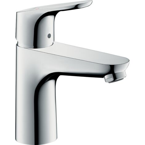 Hansgrohe – Mitigeur de lavabo avec finition chromée – Hauteur 20,4 cm – Débit 5 l/min – Poignée ergonomique – Limiteur de température – 31621000