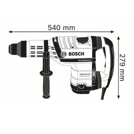 Perforateur professionnel BOSCH GBH 8-45 DV - 0611265000 - SDS-Max - 1500W