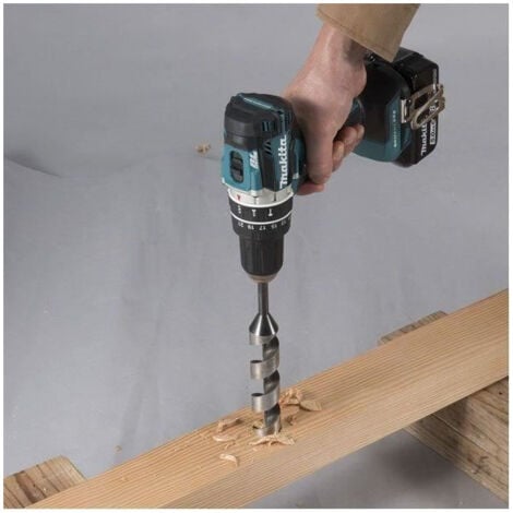 Perceuse visseuse à percussion 18 V Ø 13 mm MAKITA - avec 2 batteries 18V 5.0Ah - chargeur - MakPac - DHP484RTJ