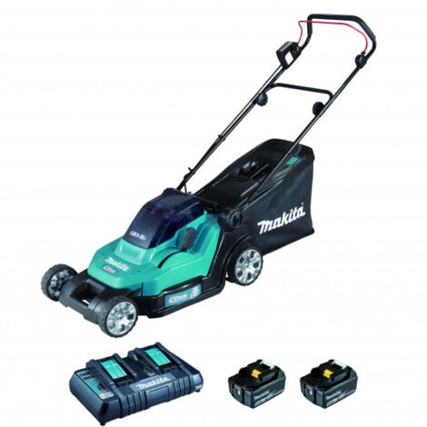 Tondeuse 2 batteries MAKITA DLM432PT2 - 18V - 5 Ah - 43 cm - 50 L