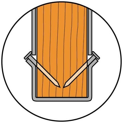 Pointes annelées électrozinguées SIMPSON - Ø4x50 mm - Boîte 1500 pièces - CNA4,0X50-HV