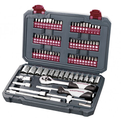 Coffret de douilles 1/4' KRAFTWERK - 82 pièces - 204.101.001