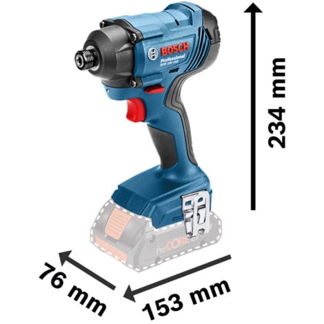 Visseuse à choc 18V 160 Nm - GDR18V-160 - BOSCH - sans batterie, ni chargeur - L-Boxx - 06019G5104