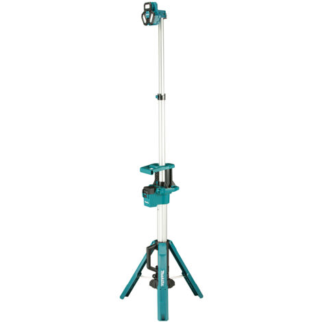 Makita – Projecteur de chantier LED sans fil 14,4 V – 18 V – 3000 lumens – IP55 – Trépied ajustable 125-224 cm – DEADML814