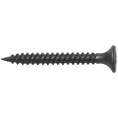 Makita – Vis à plaque de plâtre 3,5 x 25 mm – 1000 pièces – Filetage fin pour vissage rapide – Traitement phosphaté – F31227