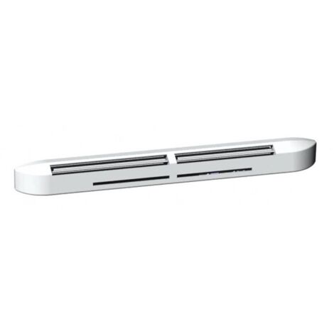 Atlantic – Entrée d'air hygro compacte 5/45 526602 – Régulation débit 5 à 45 m3/h – Atténuation acoustique 34dB – Grille façade incluse
