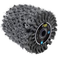 Fartools – Brosse fil métal torsadé Ø 120 mm – Décapage ultra fort sur surfaces planes pierre et métal – Largeur 100 mm