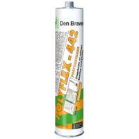Den Braven – Mastic de fixation polyuréthane 300 ml – Pour joints d'étanchéité et de dilatation – Température d'application 5 à 35 °C – Couleur gris