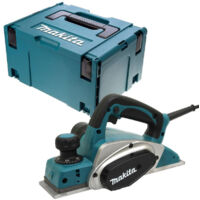 Makita – Rabot électrique 620W pour bois dur – Réglage profondeur 0,1mm – Pied de protection escamotable – Éjection des copeaux améliorée – KP0800J