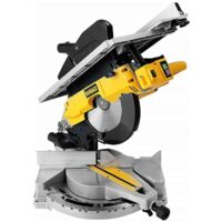 Dewalt – Scie à onglets radiale 1600W – Diamètre de lame 305mm – Vitesse 3300 tr/min – Inclinaison 0 à 48° – Système XPS pour coupe précise - D27113-QS