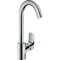 Hansgrohe – Mitigeur de cuisine 1 jet chromé – ComfortZone 260 bec orientable 110°/150°/360° – Cartouche céramique – 71835000