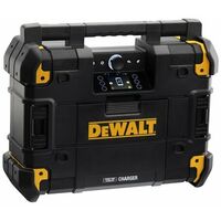 Dewalt – Radio de chantier Bluetooth 45W – Alimentation secteur ou batterie XR 12V/18V/54V – IP54 pour protection contre l'eau et la poussière