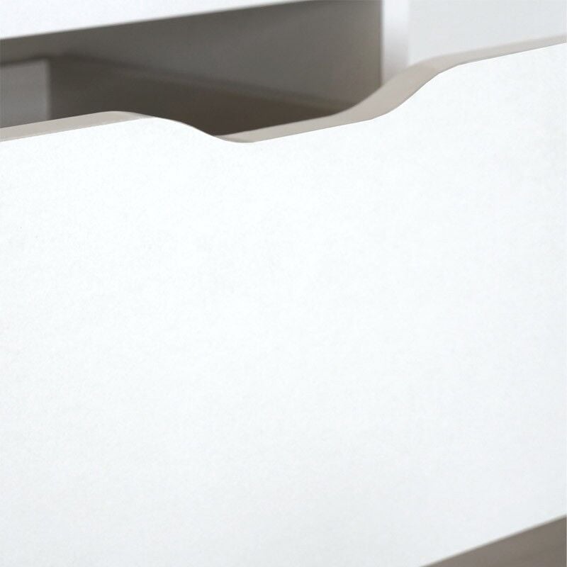 Cajonera EKO Color Blanco 5 cajones Buck despacho Oficina Estudio Estilo  Moderno Mueble 71x40x43 cm