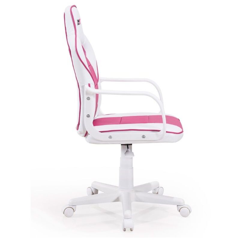 Silla Gamer Profesional AITNE. Color Rosa. Inclinación 180º, Altura  Regulable, Cojín Cervical y Lumbar.