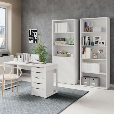 Pack Muebles Despacho Scaled Estilo Moderno Color Blanco (1/4)