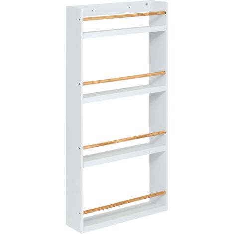 Estantería Infantil Melamina Organizador Espacio Niños Estilo Contemporáneo Color Blanco
