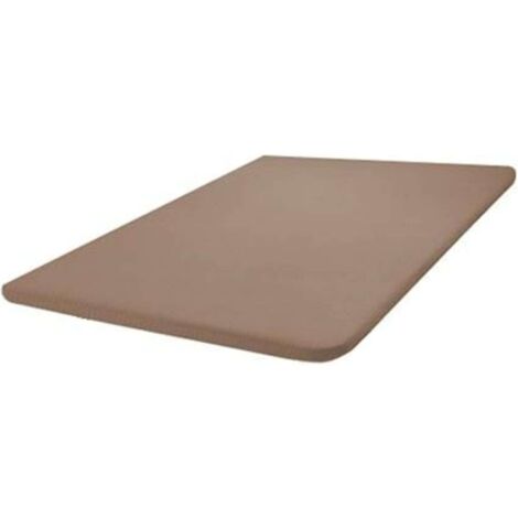 Base tapizada 105x190 cm Estructura Acero con Tubo 40x30 con Refuerzos centrales con Tablero de DM Color Beige (Sin Patas)