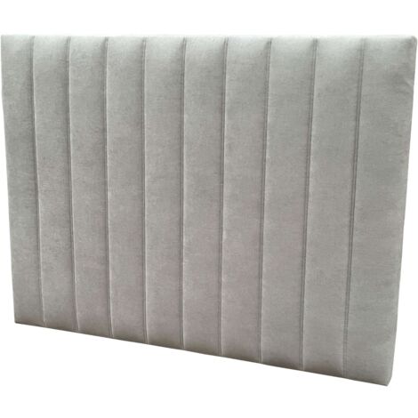 Miroytengo – Cabecero tapizado Bursa 165cm – Marco DM gris claro – Acolchado de guata 450gr/m² – Diseño moderno para dormitorio matrimonio (1/4)