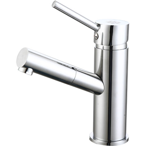 Grifo para Lavabo Loira de Baño Latón con Set de Fijación Color Cromado