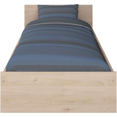 Cama Juvenil Child en color Roble Jackson con 2 cajones 90x190 cm