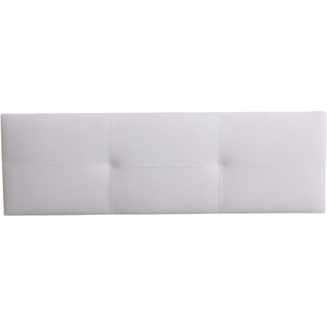 Cabecero Isabella Cama Matrimonio de Polipiel Blanco 165x52